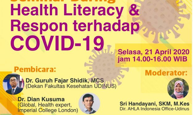 Rangkuman Seminar Daring Health Literacy dan Respon terhadap COVID-19